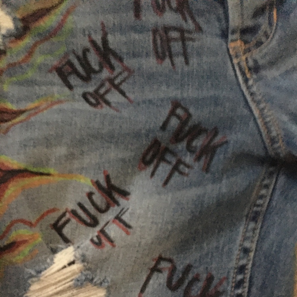 Custom boyfriend jeans
